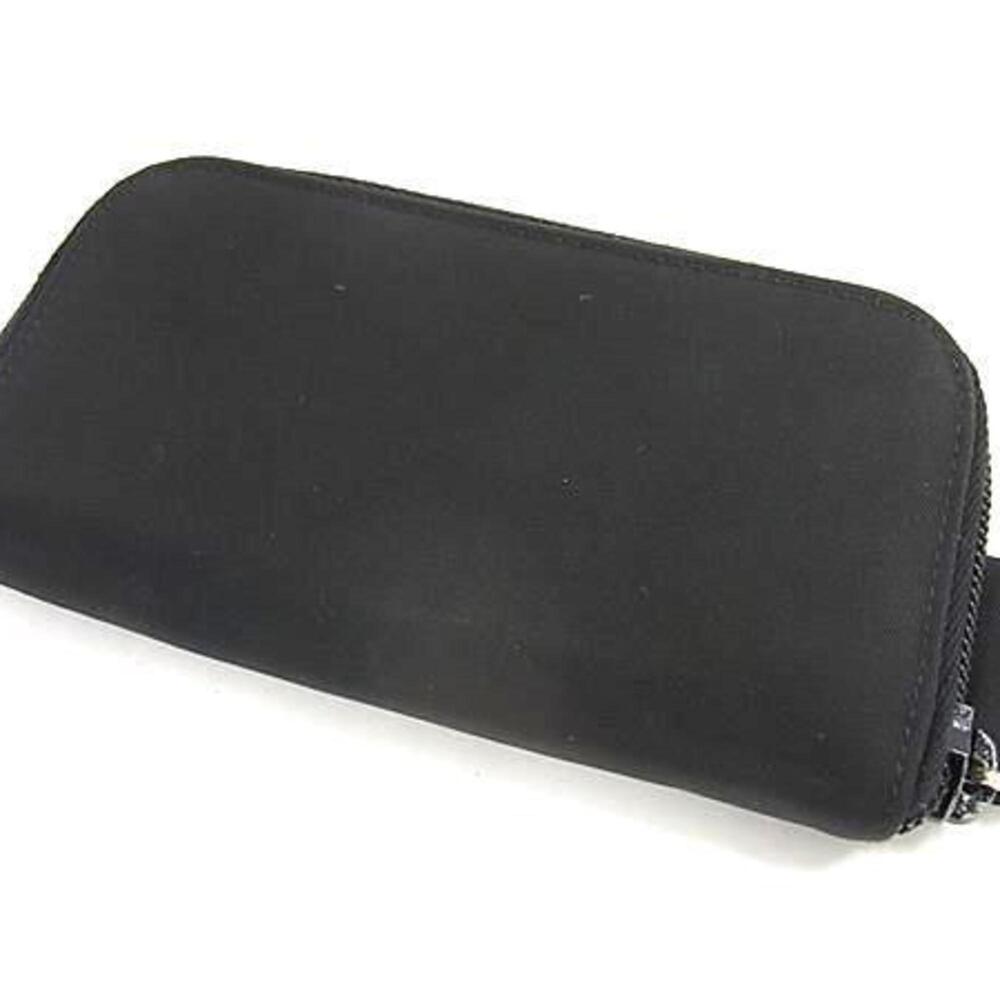 PRADA Prada Triangle Key Case M604 Black Tessuto Nylon 6-Ring Keychain for Me... - Picture 3 of 5
